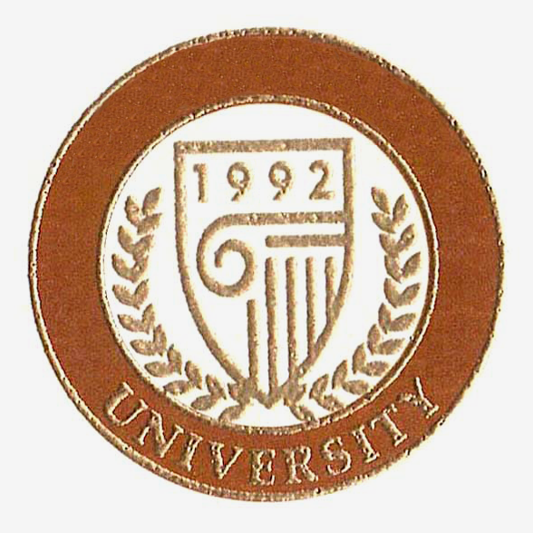 Fake Diploma Raised Foil Dual Colored University Seal