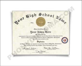 Fake High School Diploma, Midwest Design