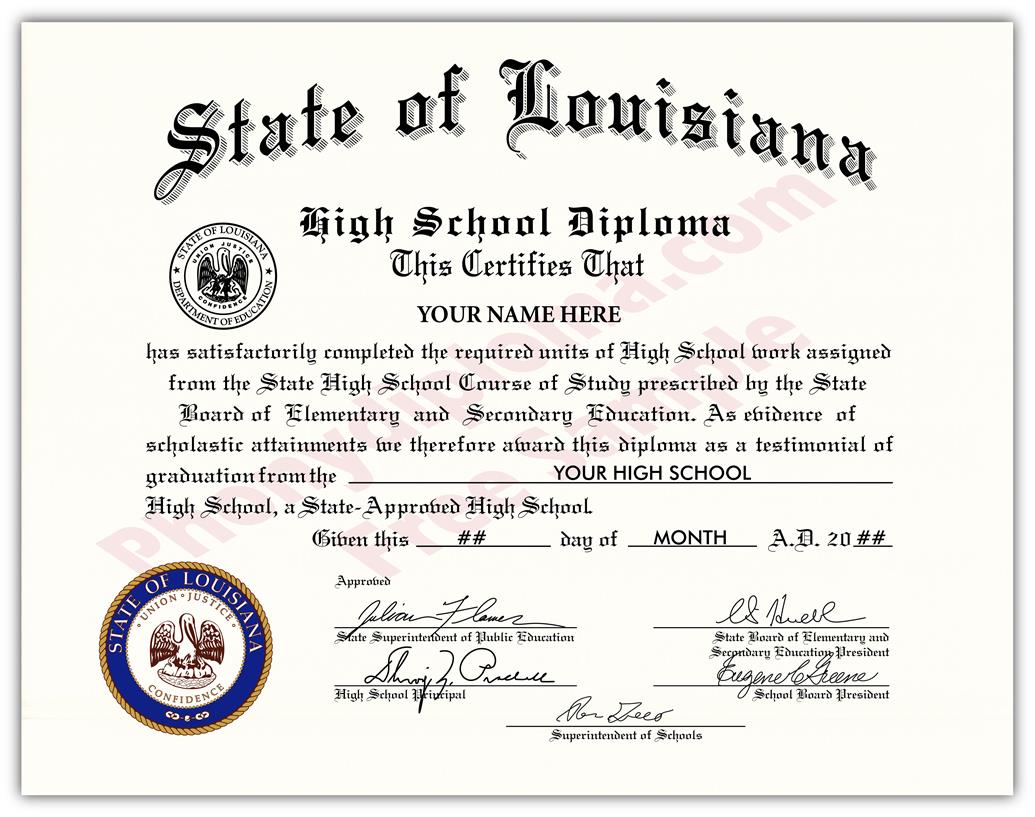 Hs Diploma Template Collection