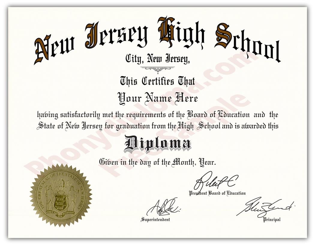 Nj Principal Certification TUTORE ORG Master of Documents
