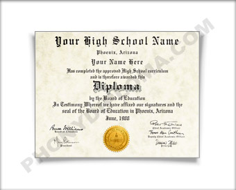 Fake High School Diploma, Mountain States Design